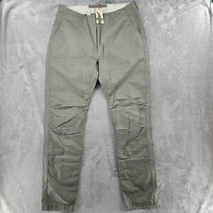 Relwen Flyweight Flex Chino Mens 32 Gray Cotton Stretch Pants NEW